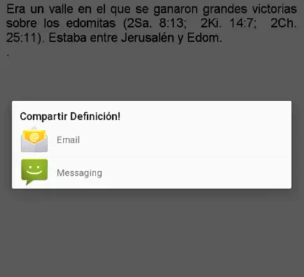 Diccionario Bíblico android App screenshot 0