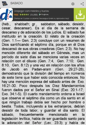 Diccionario Bíblico android App screenshot 1